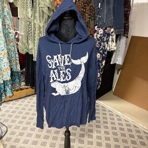 Blue 'Save the Ales' Hoodie